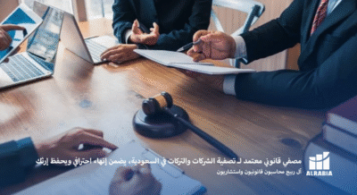 آل ربيع مصفي قانوني معتمد لـ تصفية الشركات والتركات في السعودية، يضمن إنهاء احترافي ويحفظ إرثك