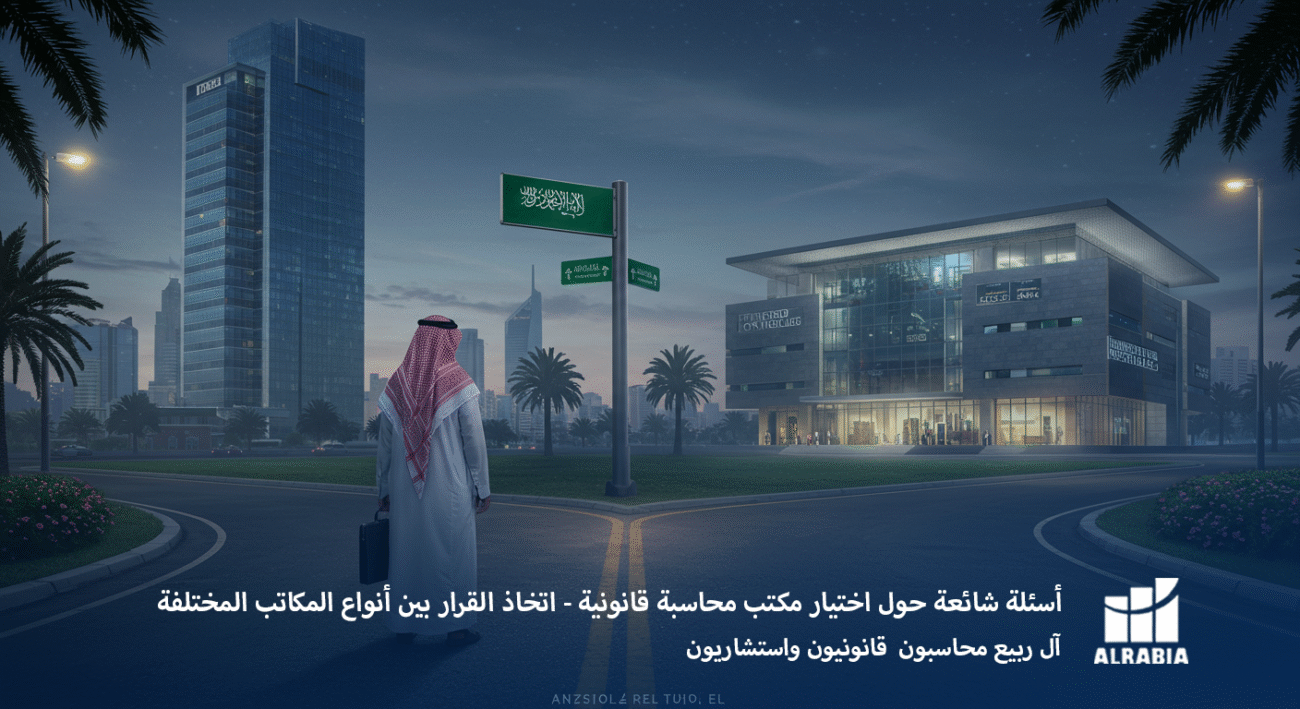 أسئلة شائعة حول اختيار مكتب محاسبة قانونية - اتخاذ القرار بين أنواع المكاتب المختلفة