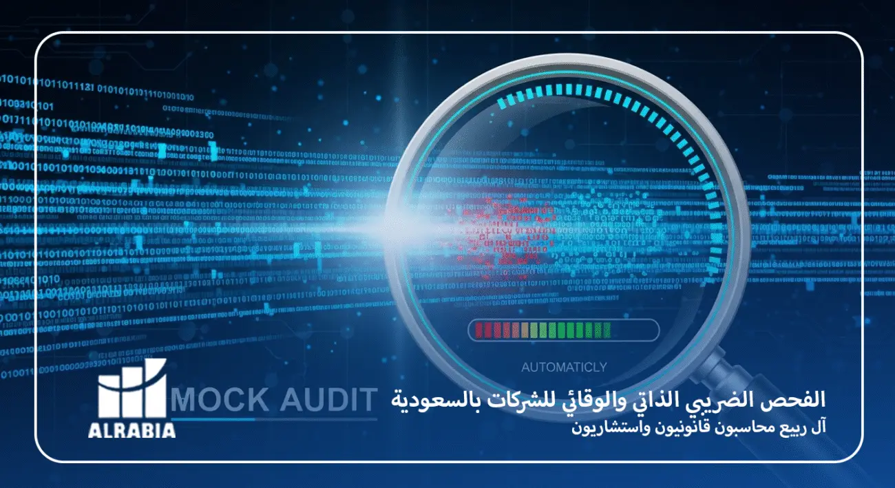 الفحص الضريبي الذاتي والوقائي للشركات بالسعودية مع آل ربيع