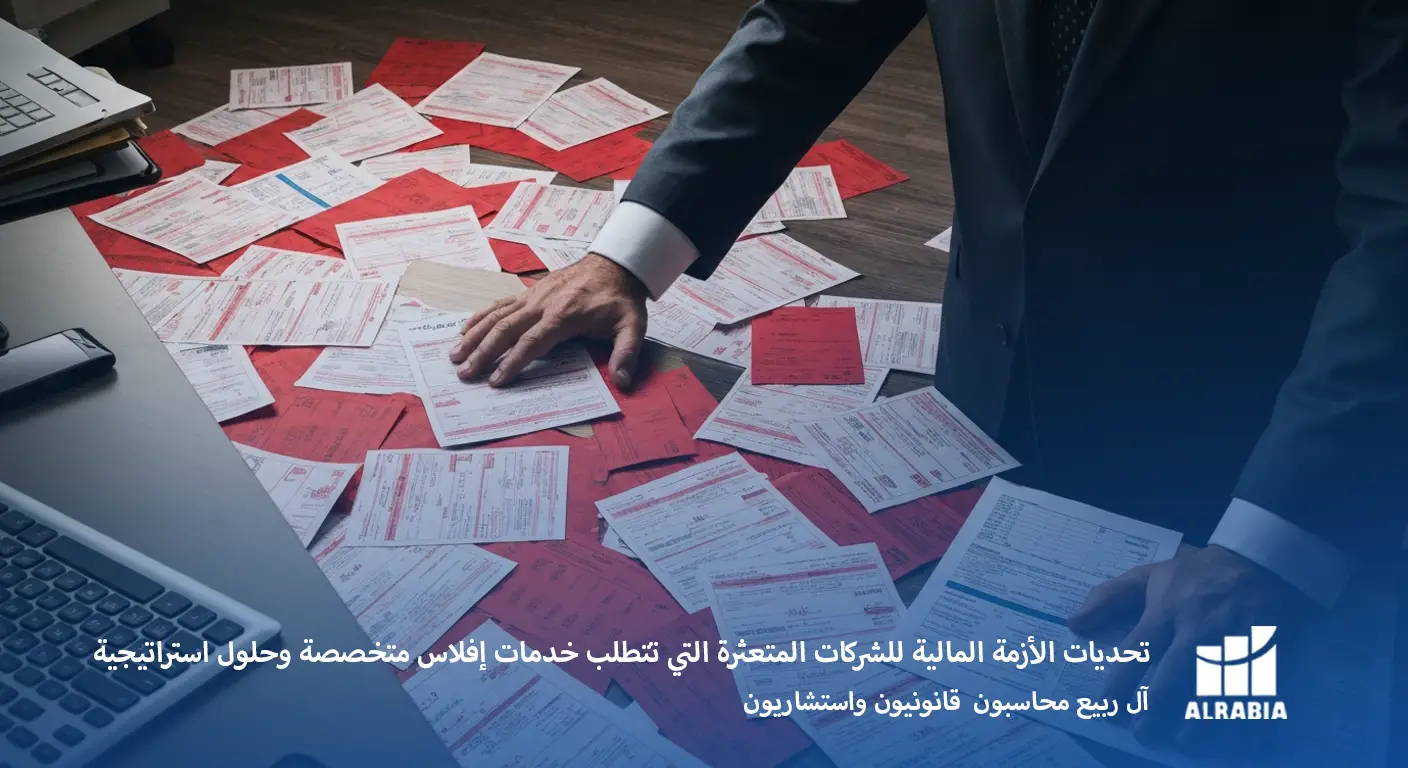 تحديات الأزمة المالية للشركات المتعثرة التي تتطلب خدمات إفلاس متخصصة وحلول استراتيجية