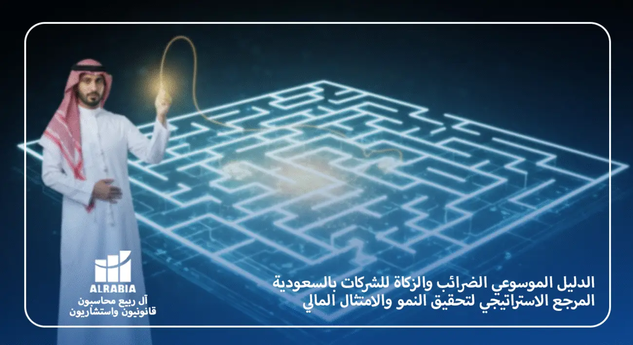الدليل الموسوعي للضرائب والزكاة للشركات بالسعودية مع آل ربيع