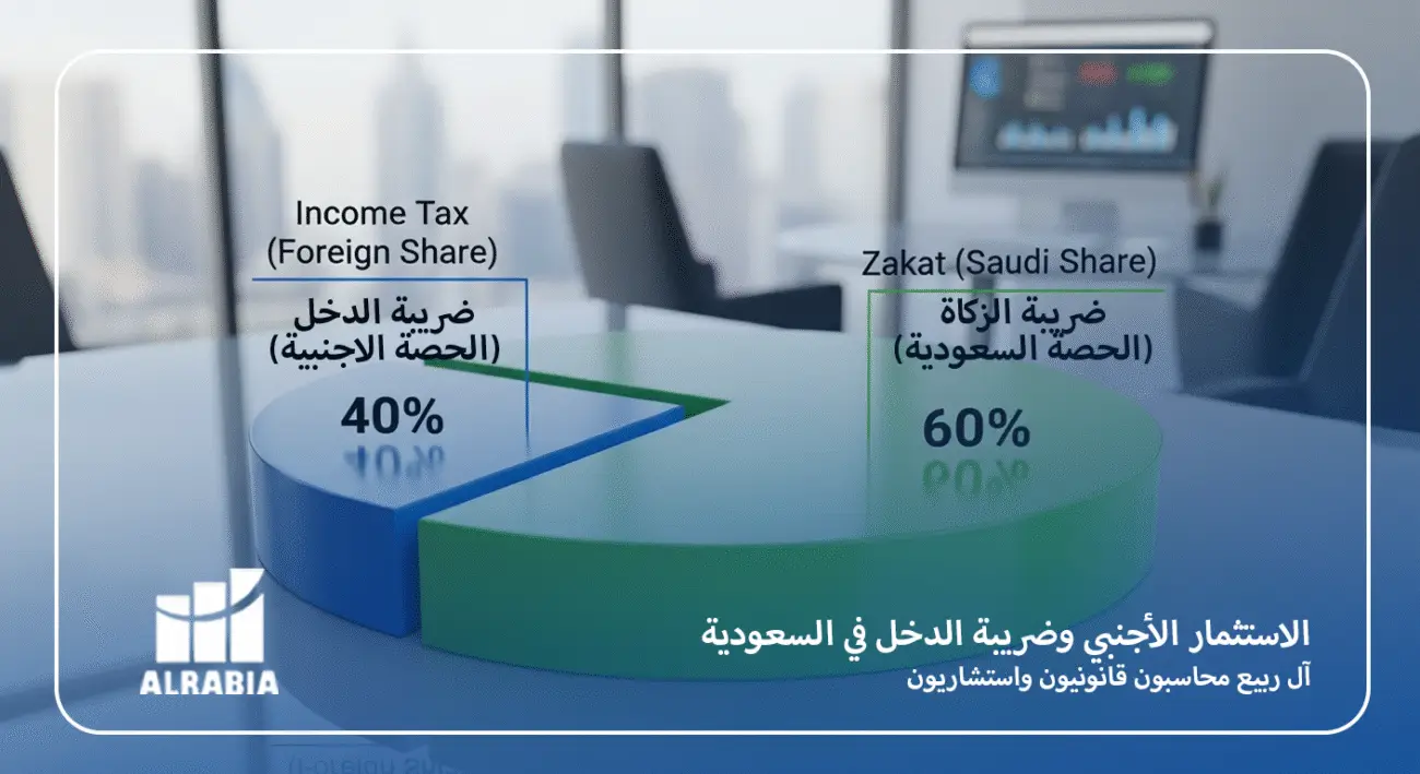 كيفية حساب الزكاة والضريبة للشركات المختلطة مع آل ربيع