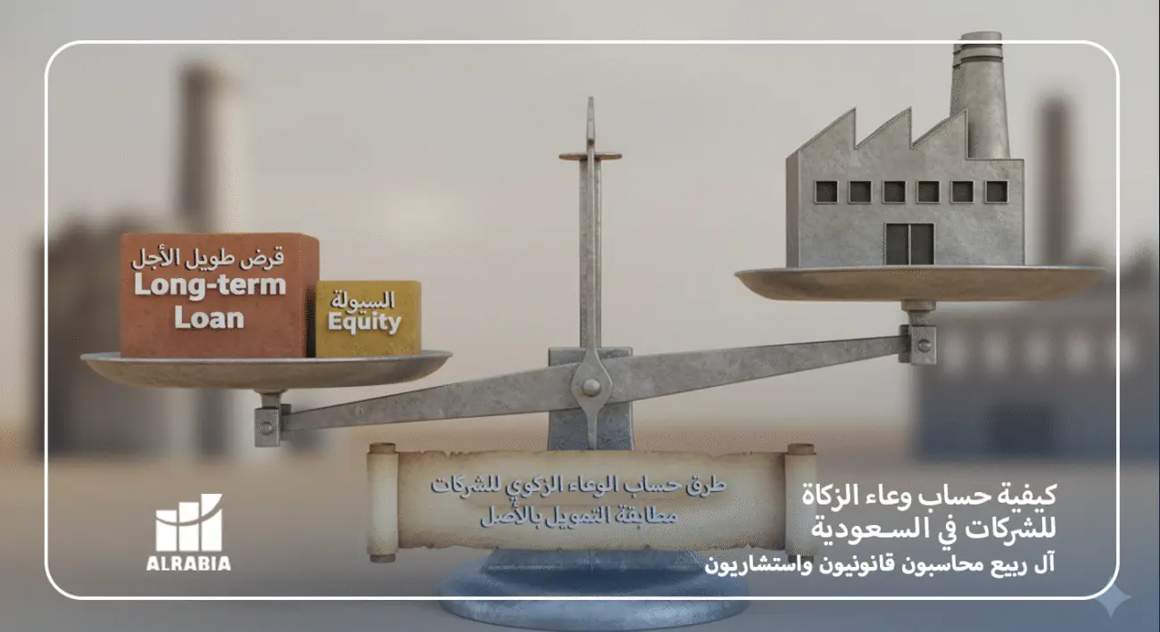 كيفية حساب وعاء الزكاة للشركات في السعودية مع آل ربيع