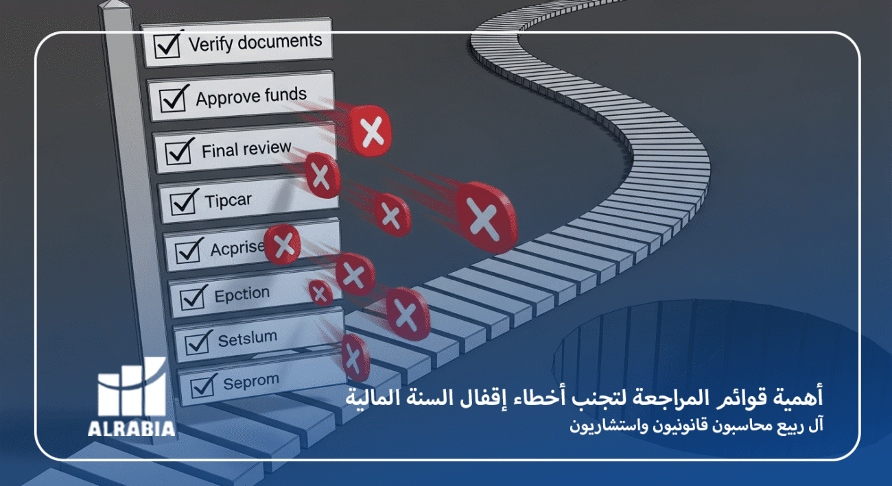 أهمية قوائم المراجعة لتجنب أخطاء إقفال السنة المالية