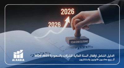 الدليل الشامل لإقفال السنة المالية للشركات بالسعودية 2025-2026